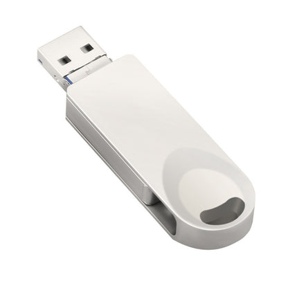 S29 3 in 1 64GB Micro USB + USB + อินเทอร์เฟซ 8 พิน Metal Twister Flash Disk, 64GB