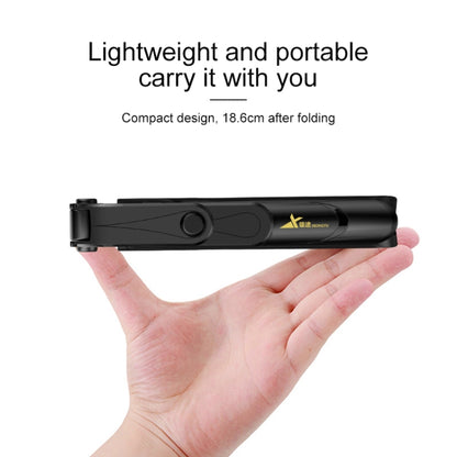 XT-09 มัลติฟังก์ชั่นถ่ายทอดสดมือถือ Bluetooth Self-timer Pole ขาตั้งกล้อง