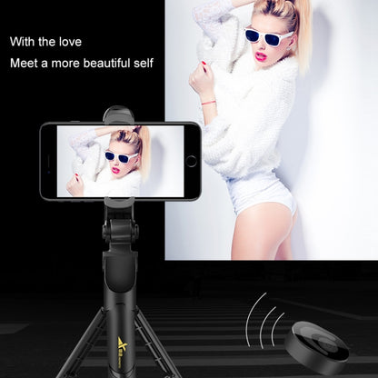 XT-09 มัลติฟังก์ชั่นถ่ายทอดสดมือถือ Bluetooth Self-timer Pole ขาตั้งกล้อง