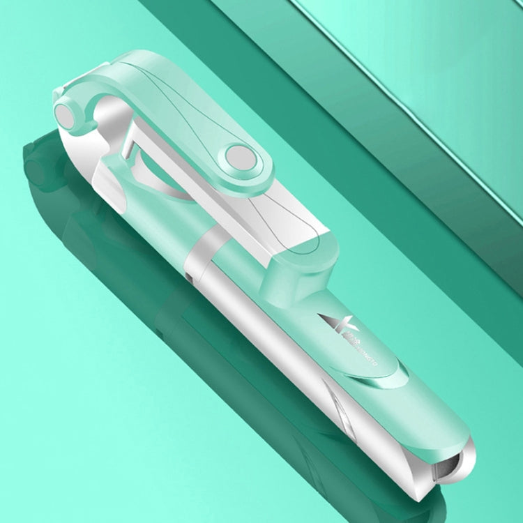 XT-09 มัลติฟังก์ชั่นถ่ายทอดสดมือถือ Bluetooth Self-timer Pole ขาตั้งกล้อง