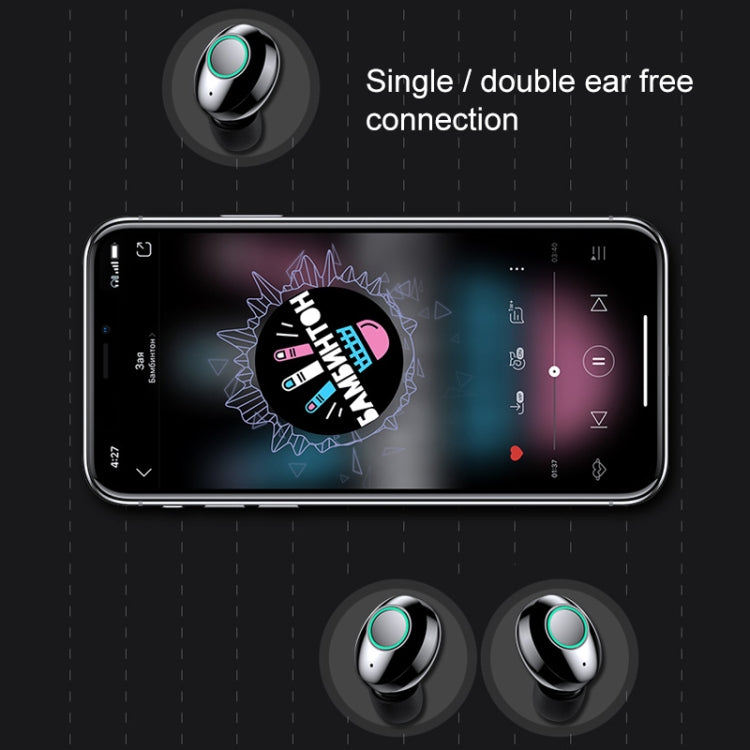 M7 TWS V5.0 ชุดหูฟังบลูทูธสเตอริโอไร้สาย Binaural พร้อมกล่องชาร์จและจอแสดงผลดิจิตอล