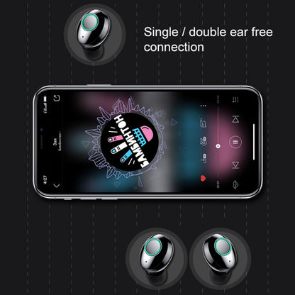 M7 TWS V5.0 ชุดหูฟังบลูทูธสเตอริโอไร้สาย Binaural พร้อมกล่องชาร์จและจอแสดงผลดิจิตอล