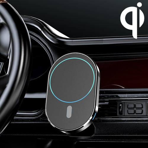 JJT-968 15W Max Output Magnetic Car Air Outlet Bracket เครื่องชาร์จไร้สาย, JJT-968
