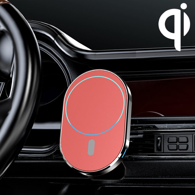 JJT-968 15W Max Output Magnetic Car Air Outlet Bracket เครื่องชาร์จไร้สาย, JJT-968