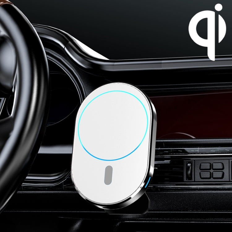 JJT-968 15W Max Output Magnetic Car Air Outlet Bracket เครื่องชาร์จไร้สาย, JJT-968