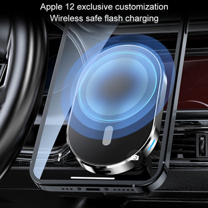 JJT-968 15W Max Output Magnetic Car Air Outlet Bracket เครื่องชาร์จไร้สาย, JJT-968