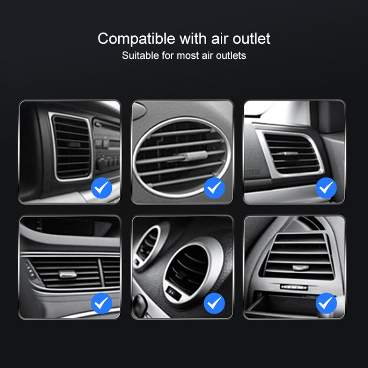 JJT-968 15W Max Output Magnetic Car Air Outlet Bracket เครื่องชาร์จไร้สาย, JJT-968