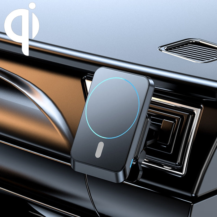 JJT-969 15W Max Output Magnetic Car Air Outlet Bracket เครื่องชาร์จไร้สาย, JJT-969