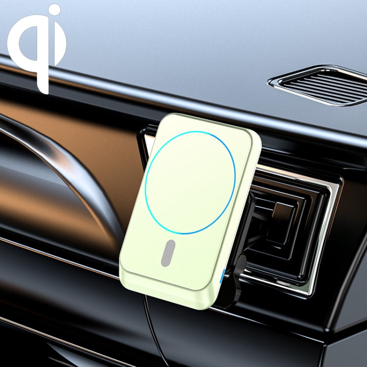 JJT-969 15W Max Output Magnetic Car Air Outlet Bracket เครื่องชาร์จไร้สาย, JJT-969