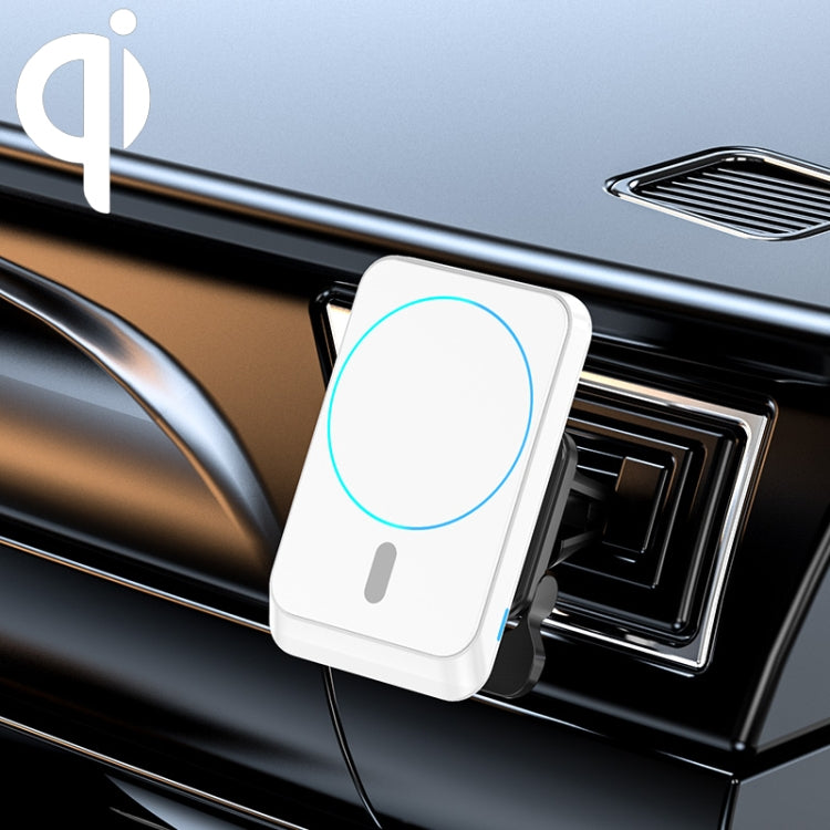 JJT-969 15W Max Output Magnetic Car Air Outlet Bracket เครื่องชาร์จไร้สาย, JJT-969