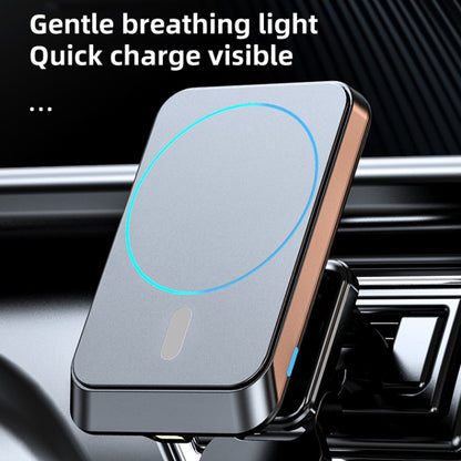 JJT-969 15W Max Output Magnetic Car Air Outlet Bracket เครื่องชาร์จไร้สาย, JJT-969