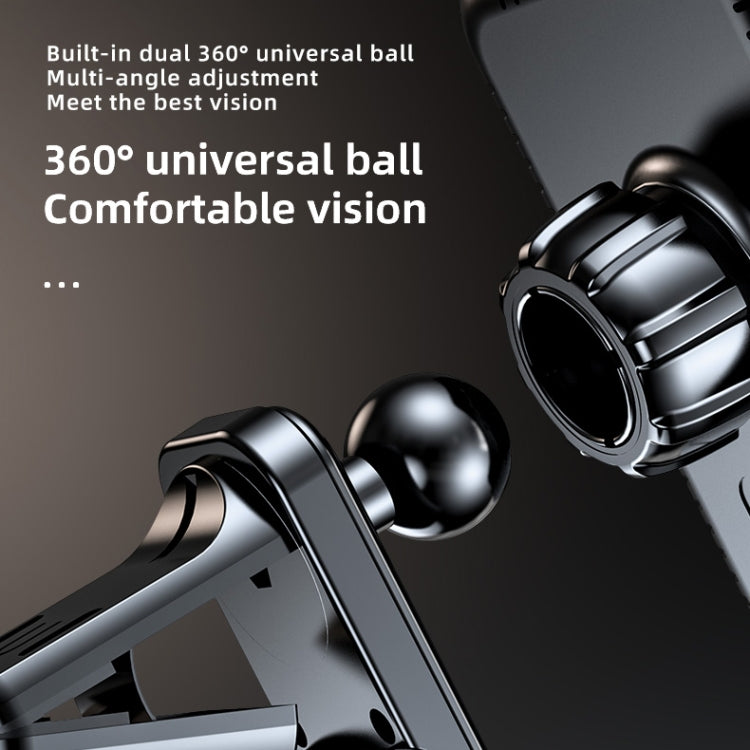 JJT-969 15W Max Output Magnetic Car Air Outlet Bracket เครื่องชาร์จไร้สาย, JJT-969