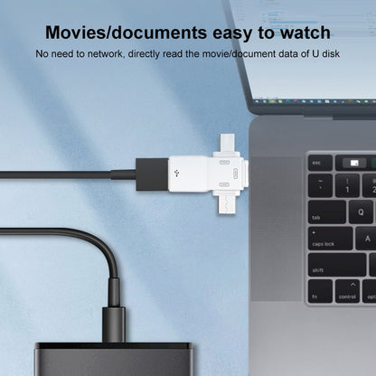 USB 2.0 ถึง 8 พิน + USB-C / Type-C + อะแดปเตอร์ Micro USB OTG