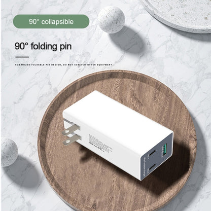WLX-X3 36W 90 องศาขาพับได้เครื่องชาร์จ USB มัลติฟังก์ชั่นแบบพกพา, ปลั๊ก US