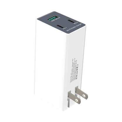 WLX-X3 36W 90 องศาขาพับได้เครื่องชาร์จ USB มัลติฟังก์ชั่นแบบพกพา, ปลั๊ก US