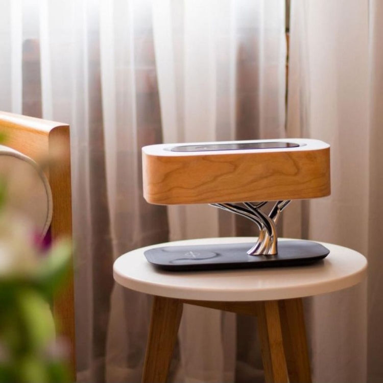 Tree Light ลำโพงบลูทูธโคมไฟตั้งโต๊ะโทรศัพท์เครื่องชาร์จไร้สาย, ปลั๊ก UK, UK Plug