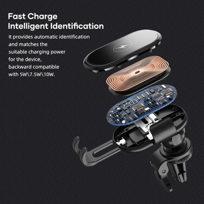 ROCK W31 Car Gravity แท่นชาร์จช่องระบายอากาศแบบไร้สาย, W31
