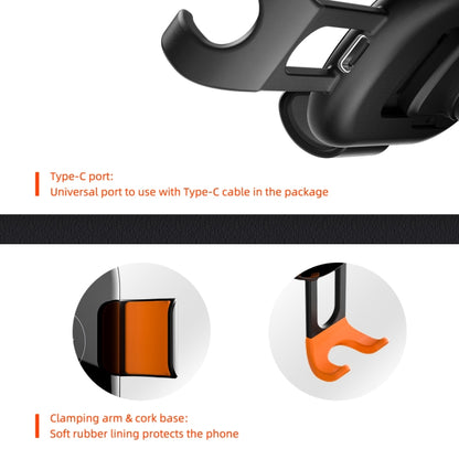 ROCK W31 Car Gravity แท่นชาร์จช่องระบายอากาศแบบไร้สาย, W31