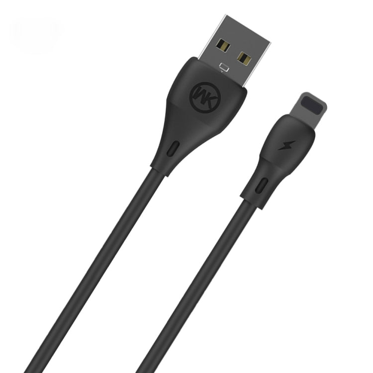 WK WDC-072 1m 2.1A เอาต์พุตความเร็วเต็มซีรีส์ USB ถึง 8 Pin Data Sync สายชาร์จ, 8 Pin