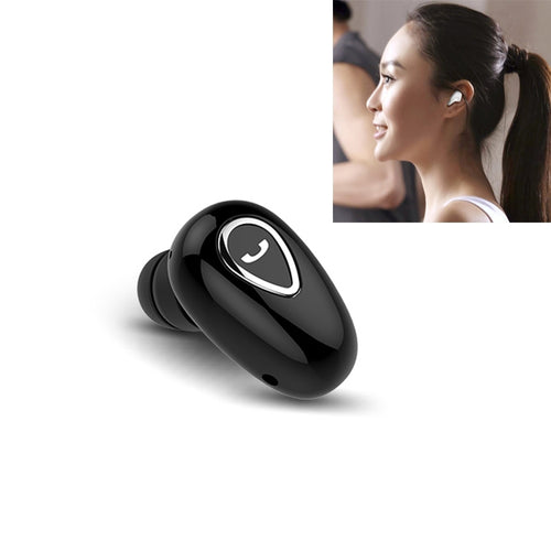 YX01 หูฟังบลูทูธไร้สาย Bluetooth 4.1 กันเหงื่อ รองรับการเชื่อมต่อหน่วยความจำและการโทรแบบ HD, Black, Flesh Color, Rose Gold, Silver, White