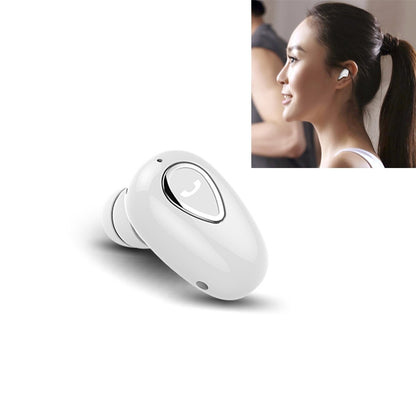 YX01 หูฟังบลูทูธไร้สาย Bluetooth 4.1 กันเหงื่อ รองรับการเชื่อมต่อหน่วยความจำและการโทรแบบ HD, Black, Flesh Color, Rose Gold, Silver, White