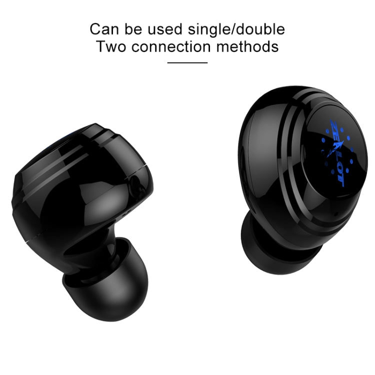 ZEALOT H19 TWS Bluetooth 5.0 Touch หูฟังไร้สายบลูทูธพร้อมกล่องชาร์จแม่เหล็ก, รองรับการโทร HD และการเชื่อมต่ออัตโนมัติ Bluetooth, H19