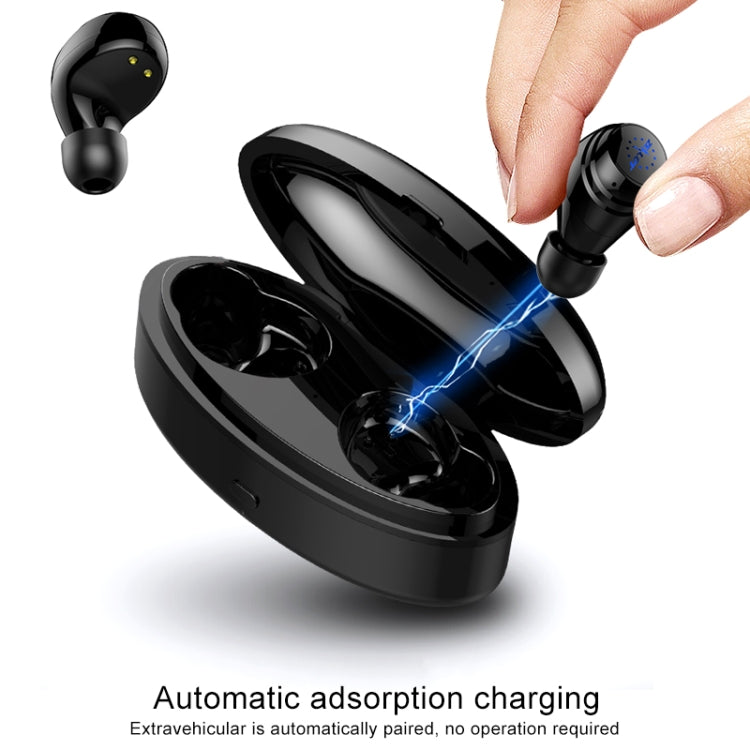 ZEALOT H19 TWS Bluetooth 5.0 Touch หูฟังไร้สายบลูทูธพร้อมกล่องชาร์จแม่เหล็ก, รองรับการโทร HD และการเชื่อมต่ออัตโนมัติ Bluetooth, H19