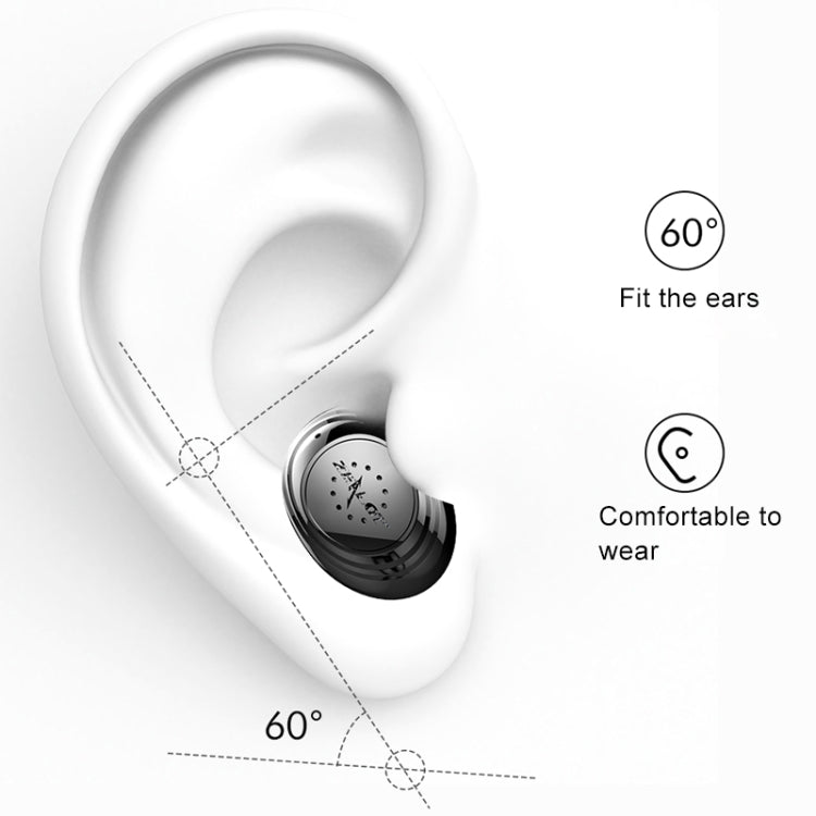 ZEALOT H19 TWS Bluetooth 5.0 Touch หูฟังไร้สายบลูทูธพร้อมกล่องชาร์จแม่เหล็ก, รองรับการโทร HD และการเชื่อมต่ออัตโนมัติ Bluetooth, H19