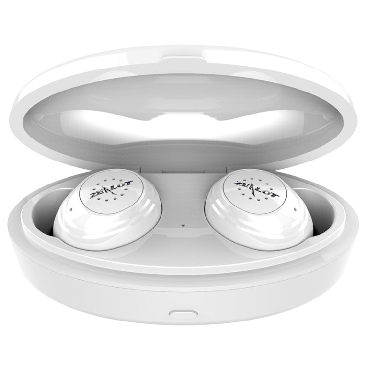 ZEALOT H19 TWS Bluetooth 5.0 Touch หูฟังไร้สายบลูทูธพร้อมกล่องชาร์จแม่เหล็ก, รองรับการโทร HD และการเชื่อมต่ออัตโนมัติ Bluetooth, H19