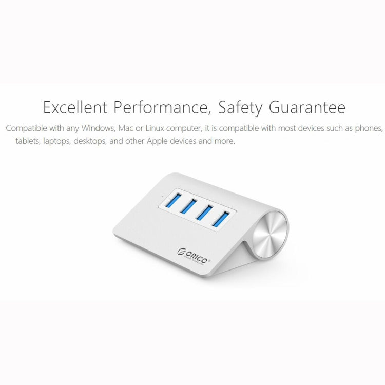 ORICO M3H4-V1 อลูมิเนียมอัลลอยด์ 4 พอร์ต USB 3.0 HUB, M3H4-V1