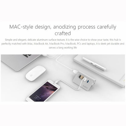 ORICO M3H4-V1 อลูมิเนียมอัลลอยด์ 4 พอร์ต USB 3.0 HUB, M3H4-V1