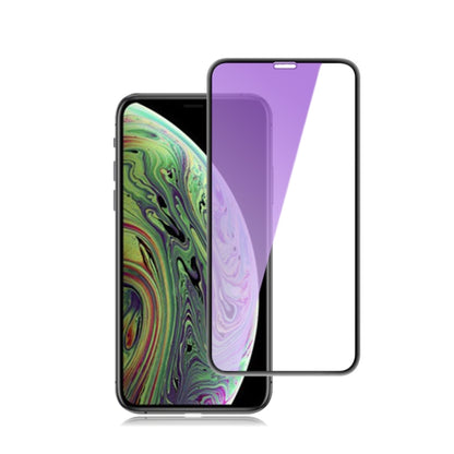 สำหรับ iPhone 11 Pro / XS / X mocolo 0.33mm 9H 3D รอบขอบฟิล์มกระจกนิรภัยป้องกันรังสีบลูเรย์, iPhone XS / X
