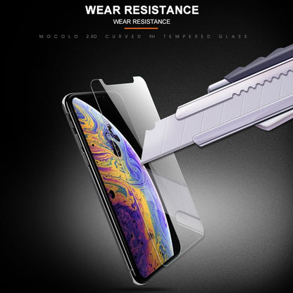 สำหรับ iPhone XS / X mocolo 0.33mm 9H 2.5D ฟิล์มกระจกนิรภัย, iPhone XS / X