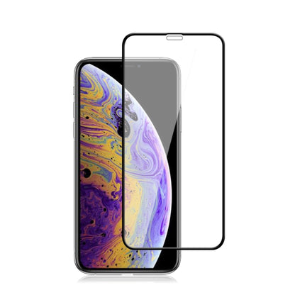 สำหรับ iPhone XS / X mocolo 0.33mm 9H 2.5D ผ้าไหมพิมพ์ฟิล์มกระจกนิรภัย, iPhone XS / X