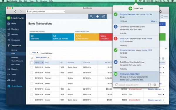 Intuit QuickBooks 2020 Final for MacOS