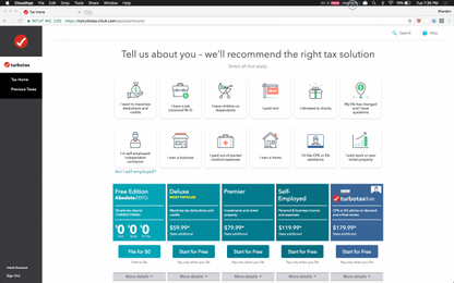 Intuit TurboTax All Editions 2020 with Updates for Windows