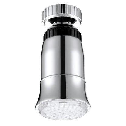 SDF2-B5 1 เซ็นเซอร์วัดอุณหภูมิ LED RGB LED Faucet Light Water Glow Shower, ขนาด: 78 x 30 มม., อินเทอร์เฟซ: 22 มม. (สีเงิน), SDF2-B5