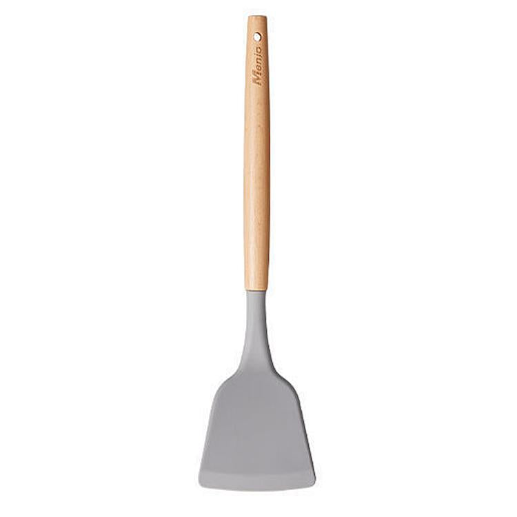 ครัวซิลิโคนทอดตักทอดพลั่วไม้พายภาชนะทำอาหาร, Fry Shovel