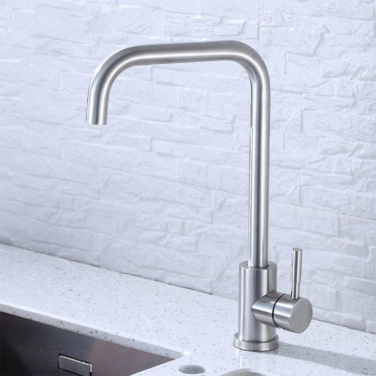 ก๊อกน้ำหมุนได้สแตนเลส 304 อ่างล้างจานก๊อกน้ำร้อนและเย็น, Cold And Hot Water Tap