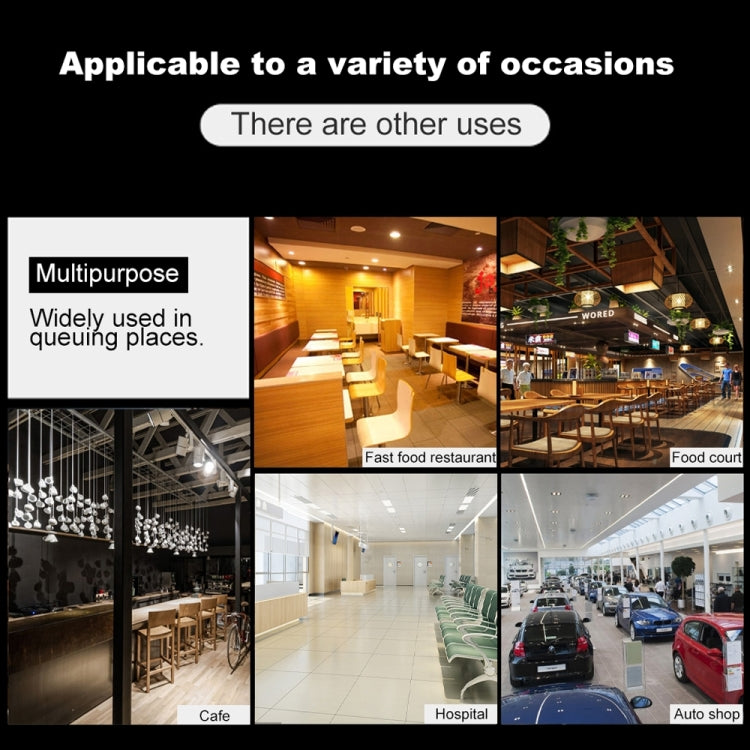 QC100 999 ช่องร้านอาหาร Wireless Paging Queuing Calling System 20 Call Coaster Pagers, EU Plug