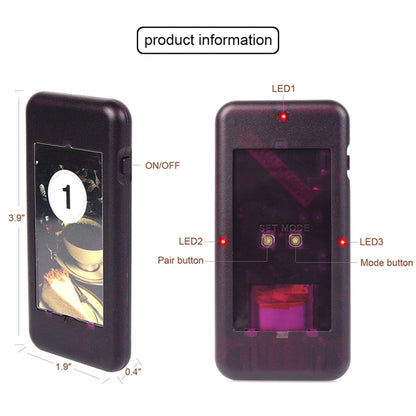 QC100 999 ช่องร้านอาหาร Wireless Paging Queuing Calling System 20 Call Coaster Pagers, EU Plug