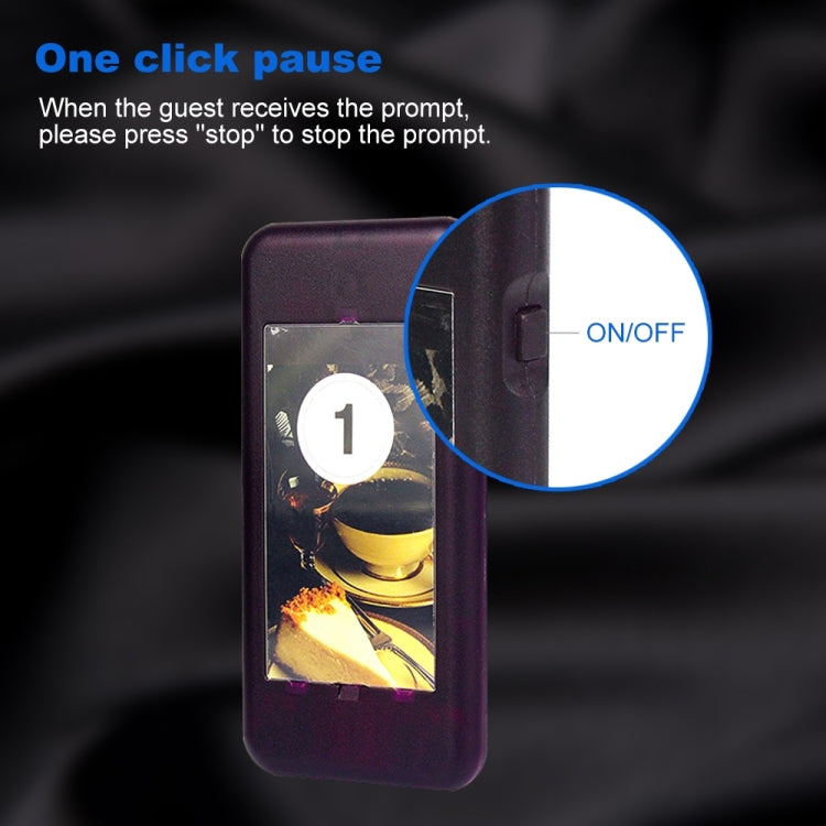 QC100 999 ช่องร้านอาหาร Wireless Paging Queuing Calling System 20 Call Coaster Pagers, US Plug