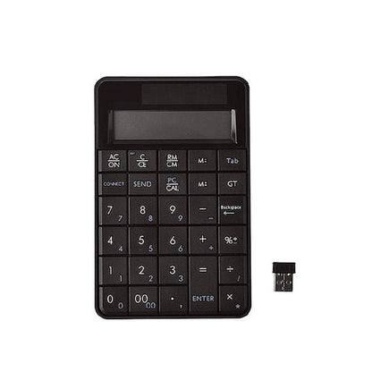 MC-56AG 2 in 1 2.4G USB คีย์บอร์ดไร้สายและเครื่องคิดเลขพร้อมจอแสดงผล LCD