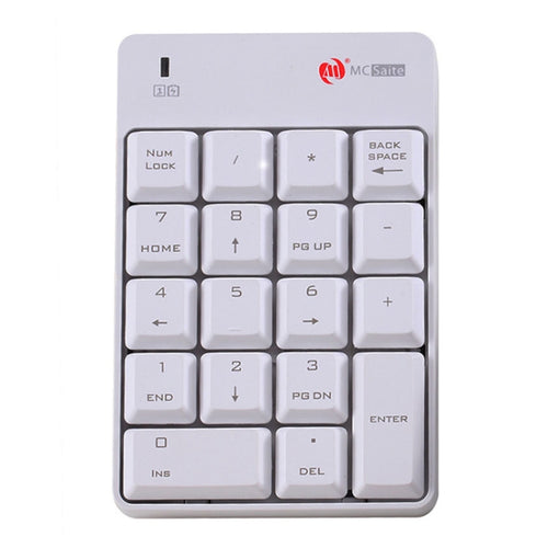 MC Saite SK-51AG 2 in 1 2.4G USB ตัวเลขคีย์บอร์ดไร้สายและเครื่องคิดเลขขนาดเล็กสำหรับแล็ปท็อปเดสก์ท็อปพีซี, SK-51AG