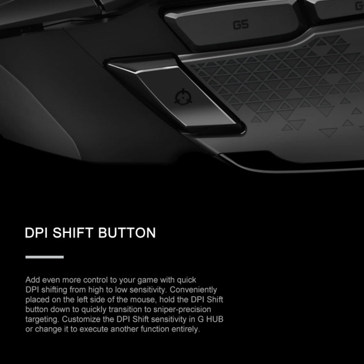 เมาส์สำหรับเล่นเกมแบบมีสาย Logitech G502 HERO พร้อมปุ่ม 11 ปุ่ม ความยาว: 2.1 ม