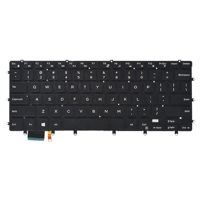แป้นพิมพ์ US พร้อมแสงไฟสำหรับ Dell xps 15 9550 9560, For Dell XPS 15 (US)