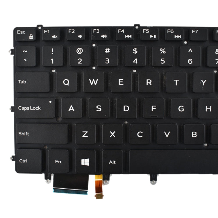 แป้นพิมพ์ US พร้อมแสงไฟสำหรับ Dell xps 15 9550 9560, For Dell XPS 15 (US)