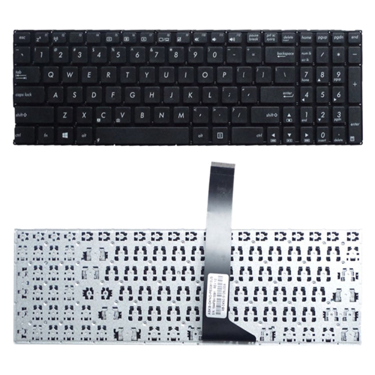 US แป้นพิมพ์สำหรับ Asus X550 X550C X550CA X550CC X550CL X550D X550E X550J X550L X550M, For Asus X550 (US)