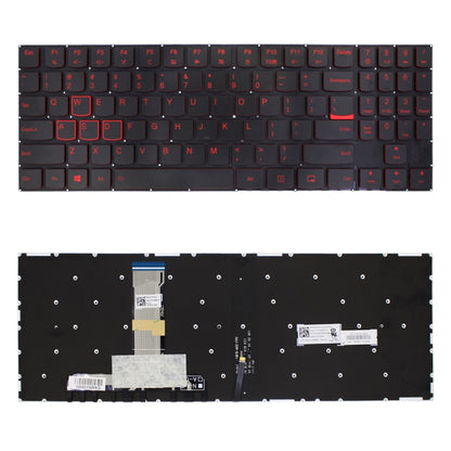 US แป้นพิมพ์พร้อม Backlight สำหรับ Lenovo Legion Y520 Y520-15IKB Y720 Y720-15IKB R720 R720-15IKB, For Legion Y520(US)