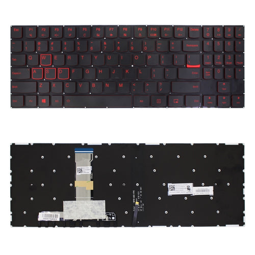 US แป้นพิมพ์พร้อม Backlight สำหรับ Lenovo Legion Y520 Y520-15IKB Y720 Y720-15IKB R720 R720-15IKB, For Legion Y520(US)